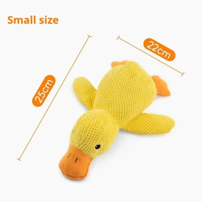 Jouet en peluche pour animaux de compagnie, canard apaisant, compagnon de canard endormi, jouet à mâ