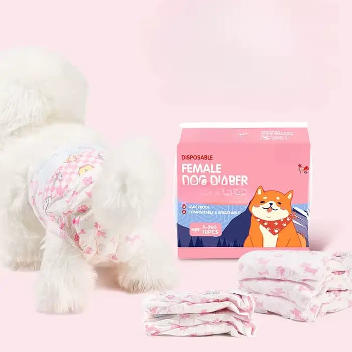 Couches pour chien super absorbantes pour animaux de compagnie, pantalons physiologiques féminins, c