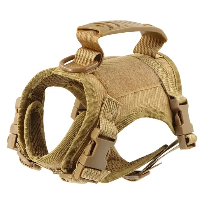 Harnais tactique pour chat, pour la marche, anti-évasion, gilet réglable pour animaux de compagnie,