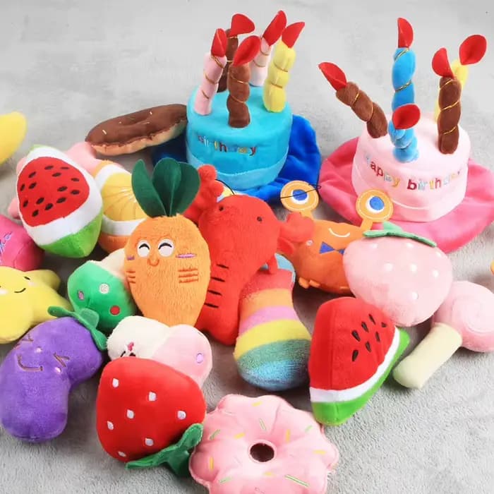 Jouets pour animaux de compagnie en peluche jouet grinçant résistant aux morsures propre chien à mâc