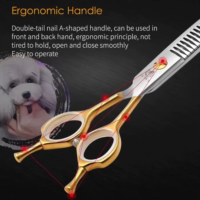 Fenice JP440C haute qualité 7.0/7.5 pouces ciseaux de toilettage professionnels pour chiens ciseaux