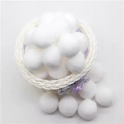 Pompons Blancs 8mm 10mm 15mm 20mm 30mm 40mm, Fournitures Artisanales, Bricolage pour Vêtements d'Enf
