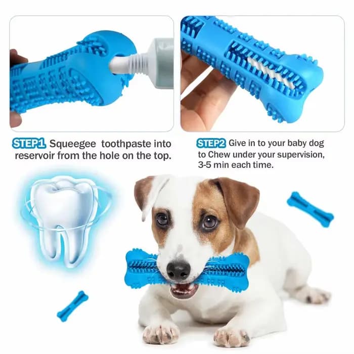 Brosses à dents en caoutchouc souple pour chien, jouets pour chiots, bâton de brosse pour chien, net