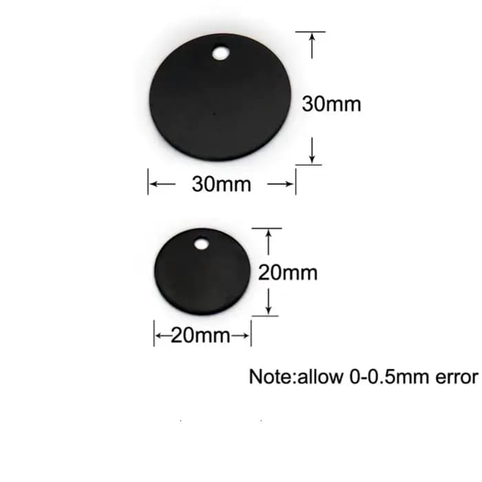 Étiquette d'identification pour chien et chat, gravure Laser gratuite, pendentif avec nom de chiot,
