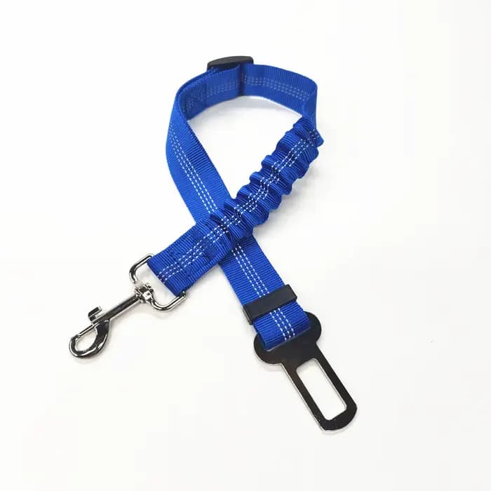 Harnais de ceinture de sécurité de voiture réglable pour chiens, coussin réfléchissant en Nylon, éla