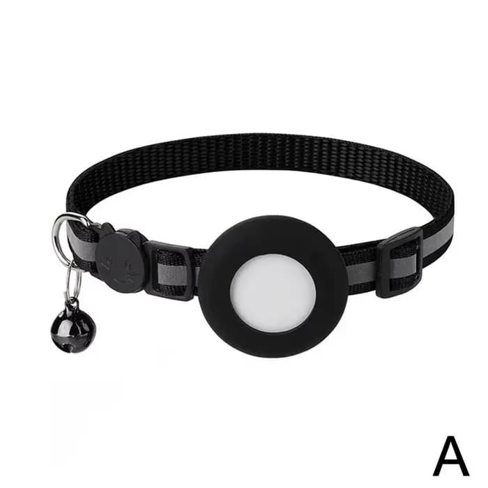 Collier Anti-Perte pour Chat avec Traqueur GPS, Étui de Protection avec Cloche Coulée, Accessoires p