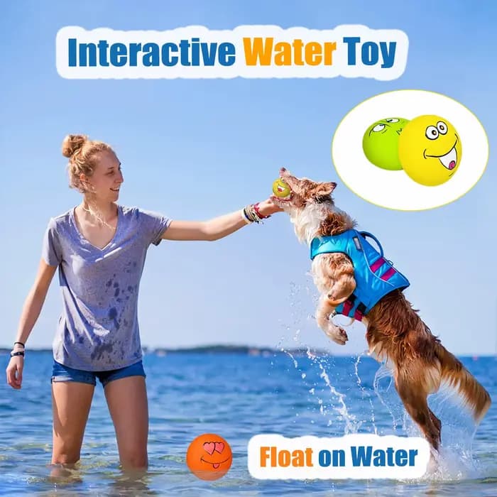 Boule grinçante en caoutchouc pour chien, chiot, jeu pour animaux de compagnie, jouets à mâcher avec