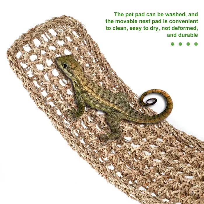 Hamac pour Reptile, décoration de Terrarium pour chaise longue lézard, petits crabes ermites, lit Ge