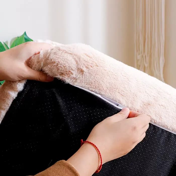 Lit de luxe pour chat, canapé Super doux et chaud pour animaux de compagnie, pour petits chiens et c