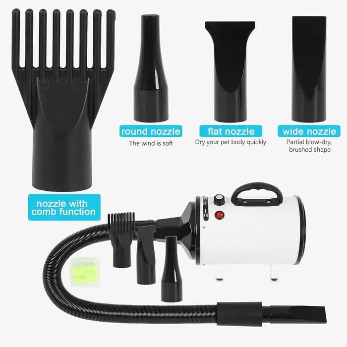 Sèche-cheveux rapide et silencieux pour animaux de compagnie, souffleur de toilettage pour chiens, v