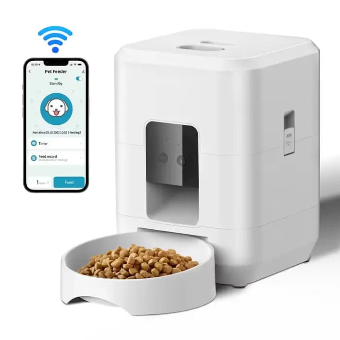 Mangeoire intelligente pour animaux de compagnie mangeoire automatique pour chat Machine de nourritu