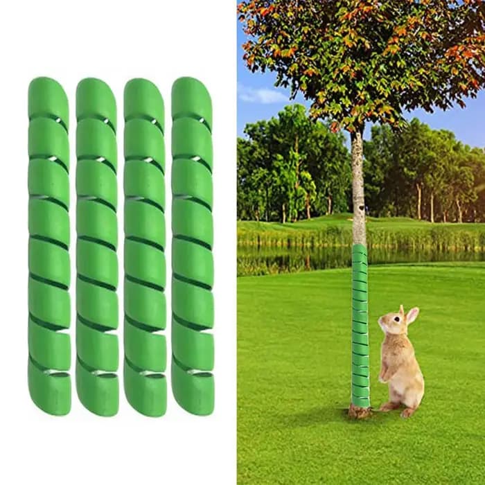 Protecteur de tronc d'arbre en plastique, protecteur d'écorce d'arbre, protection d'arbre en spirale