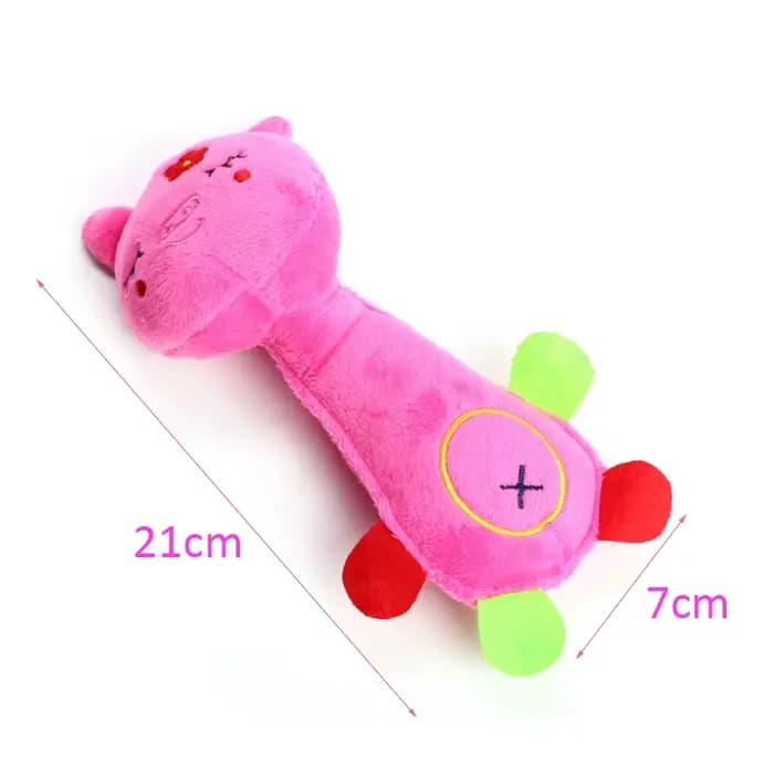 Jouet en peluche Durable pour chien de compagnie, en forme d'animal avec grinçant pour petits chiens