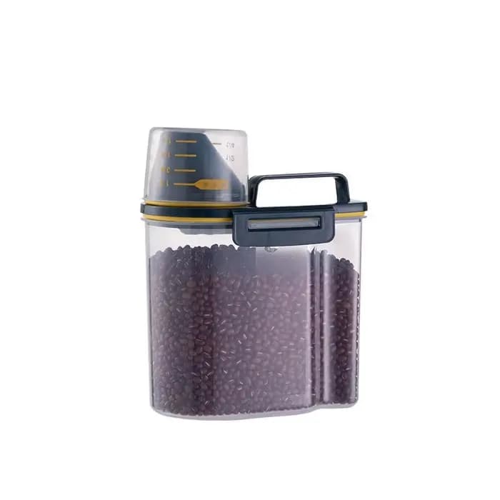Conteneur hermétique pour aliments pour animaux de compagnie – Bac durable de grande capacité avec p
