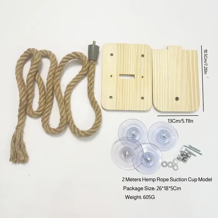 Gratte-chat mural – Corde de Jute épaisse, tour d'escalade Durable pour chats d'intérieur. Jouet int