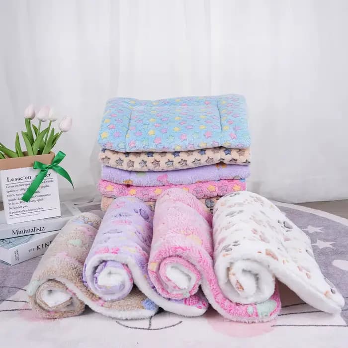 Lit pour chiens, couverture épaisse en flanelle, coussin lavable, accessoires de lit pour chiots, gr
