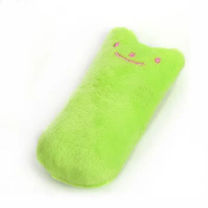 Jouet interactif en peluche à la menthe pour chats, amusant, vocal, pour la dentition, avec griffes,