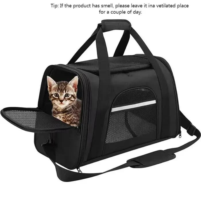 Sac de transport pour animaux de compagnie, approuvé par la compagnie aérienne jusqu'à 20lb pour cha