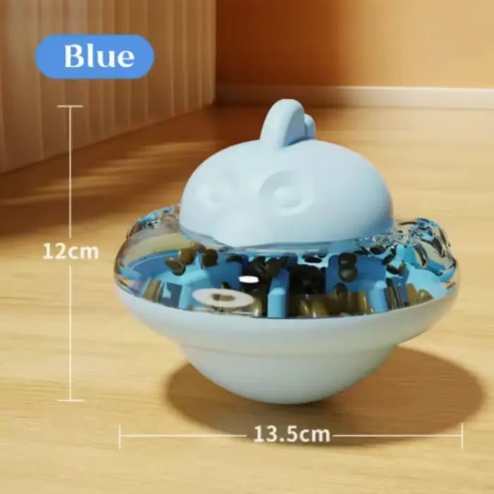 Distributeur de nourriture amusant en forme de poulet pour chien et chat, jouet interactif, mangeoir