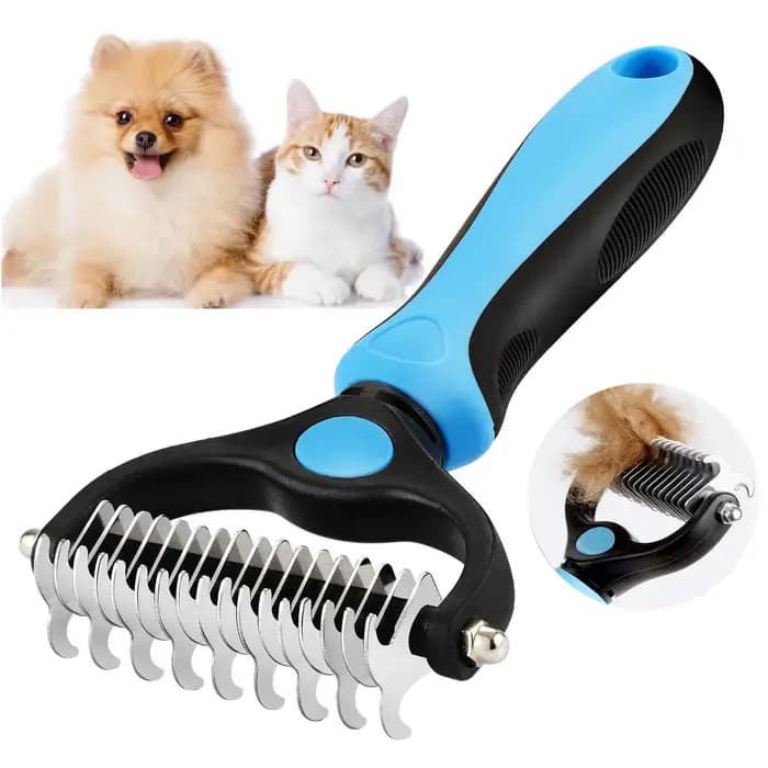 Brosse professionnelle pour démêlage des animaux de compagnie, épilateur de poils de chien, coupe-no