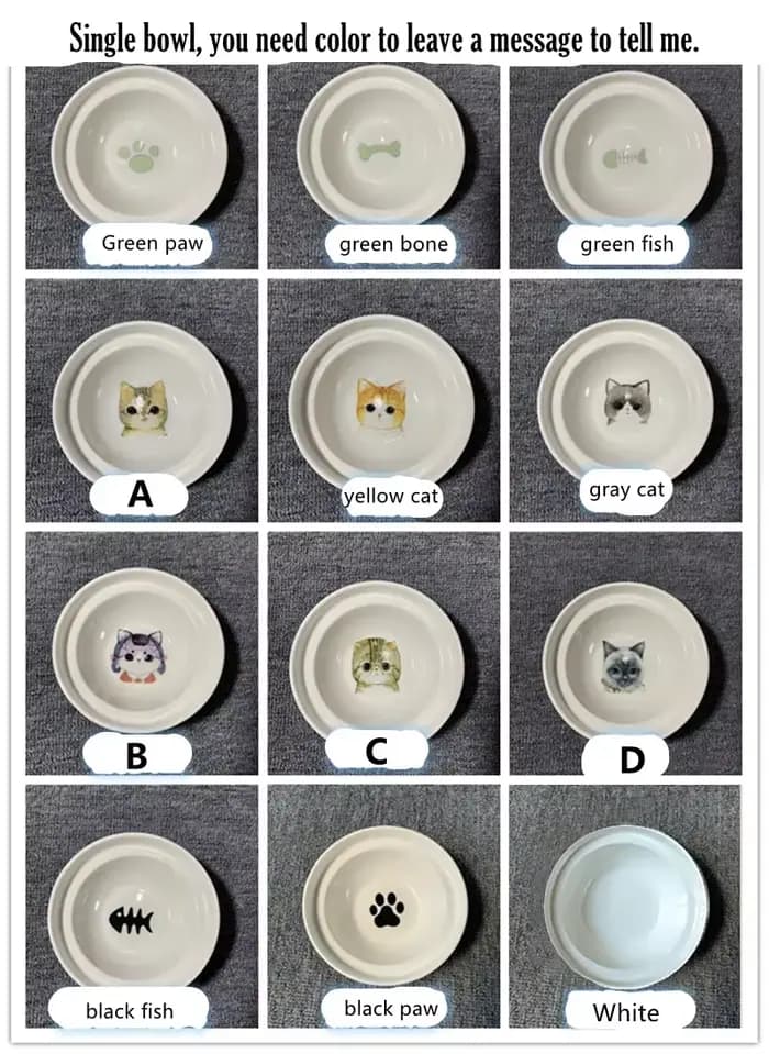 Bol de nourriture surélevé en bambou pour chat, bols pour animaux de compagnie, fournitures pour cha