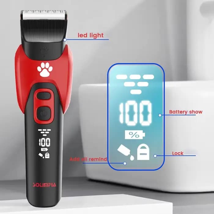Tondeuse électrique professionnelle pour animaux de compagnie, rasoir pour grands chiens, Rechargeab