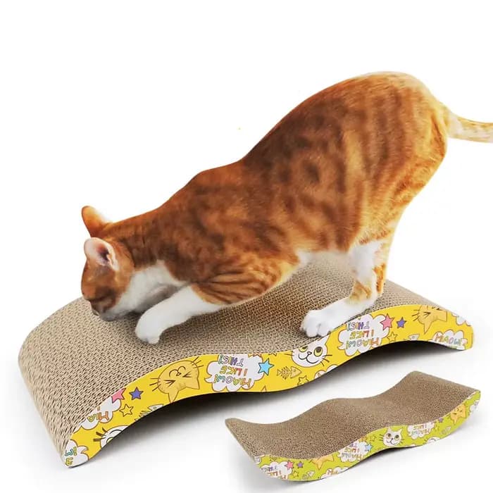 Jouets pour chat grattoir pour chat affûtage griffe carton carton ondulé planche à gratter pour chat