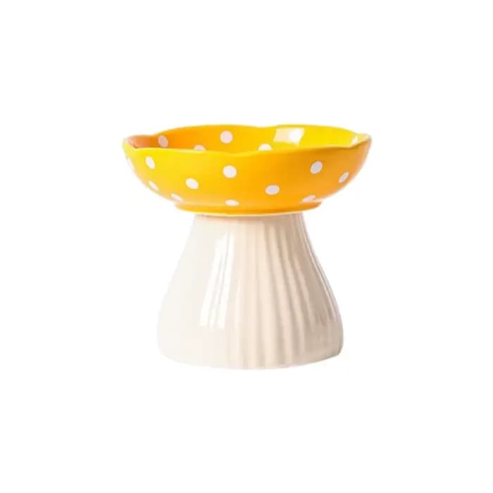 Bol à champignons bol d'alimentation pour chat en résine décoration de la maison Statues extérieures