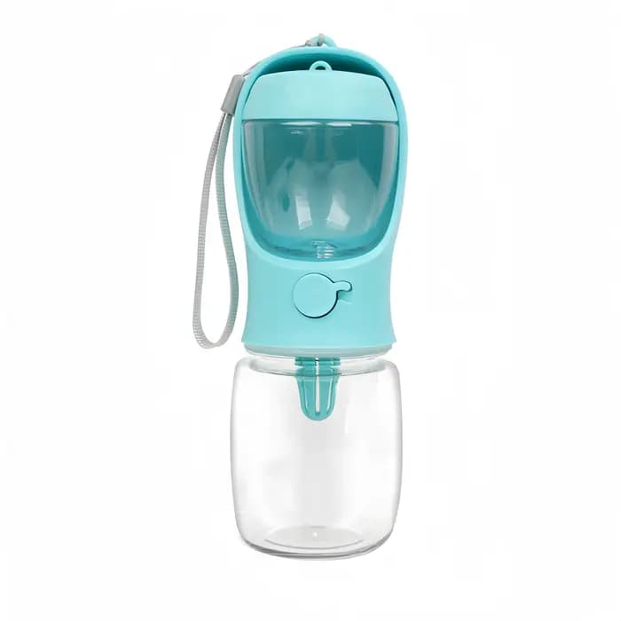 Bouteille d'eau portable pour chien et chat avec conteneur de rangement pour nourriture et eau, game