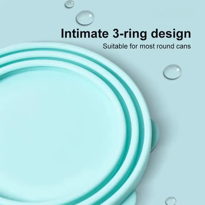 Couvercle en conserve en Silicone 3 en 1 réutilisable pour chien et chat, cuillère de scellage des a