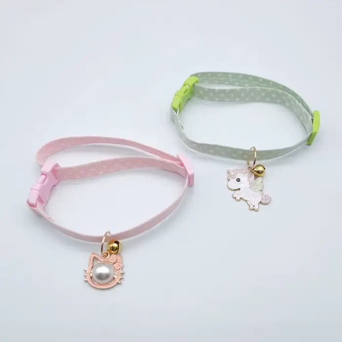 Collier réglable pour animaux de compagnie, avec cloche, pour petit chien, pendentif mignon, accesso
