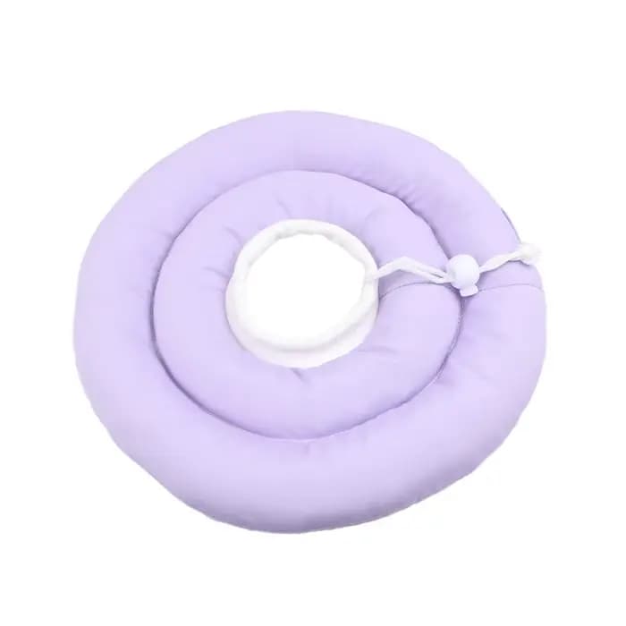 Collier élisabéthain imperméable pour animaux de compagnie, anneau souple pour chat, chien, guérison