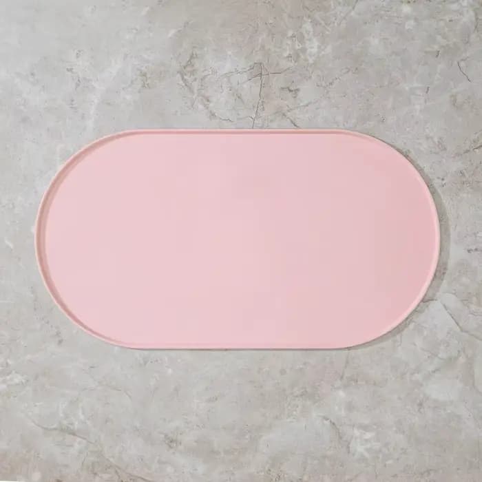 Tapis d'alimentation pour chat avec design antidérapant et imperméable, tapis pour nourriture pour a
