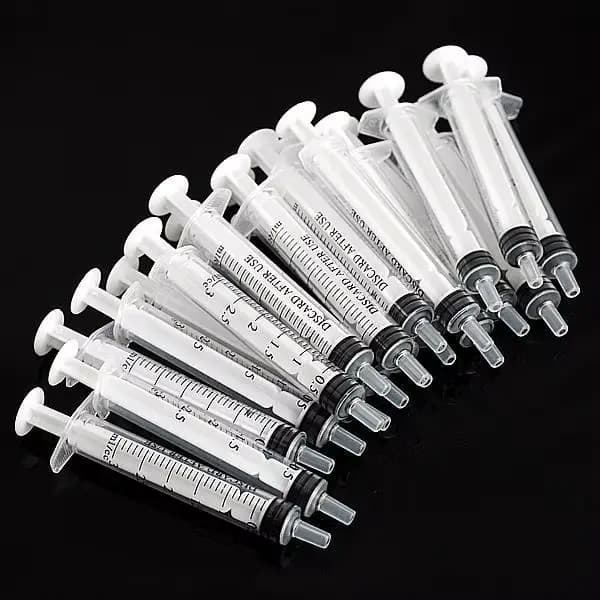 Seringue à nutriments liquides de 2.5ml, outils de mesure réutilisables, seringue en plastique pour