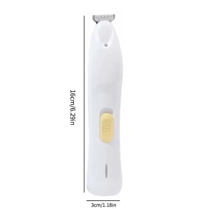 Tondeuse électrique pour animaux de compagnie avec lumières LED, tondeuse à poils de pied, rasoir as