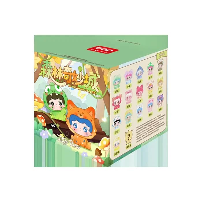 Litière Pop à pois, série forêt pays des merveilles, boîte aveugle de couleur transparente, Mini Gra