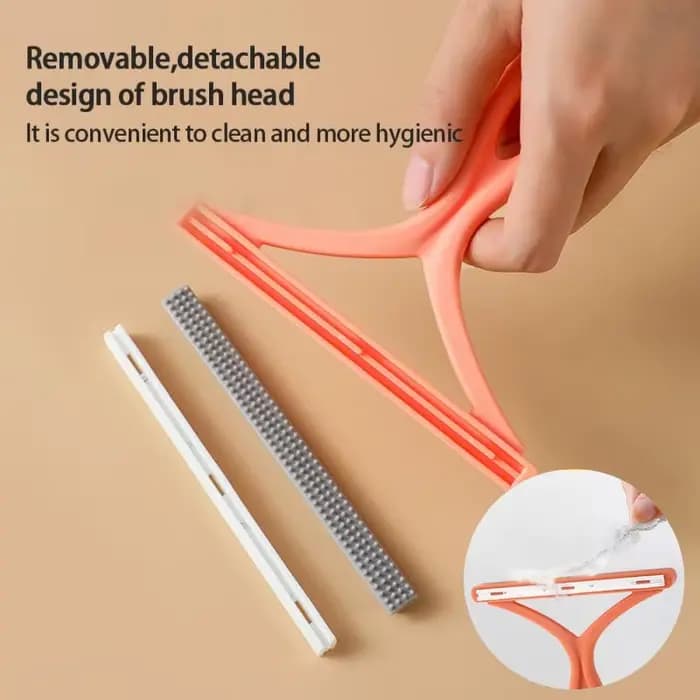 Dissolvant de peluches Double face 2 en 1 pour animaux de compagnie, outil de nettoyage, rasoir, net
