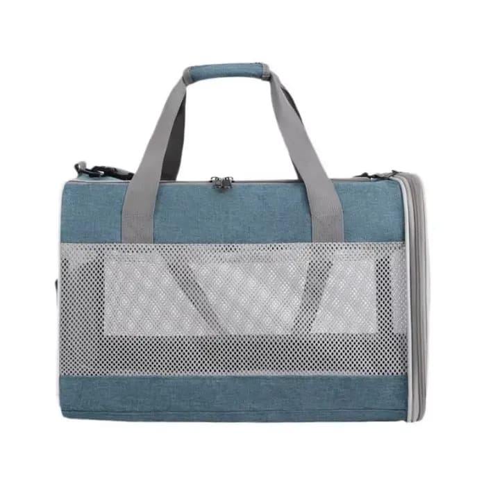 Sacs de transport pour chat en maille pliables, respirants, confortables, avec poignée, transporteur