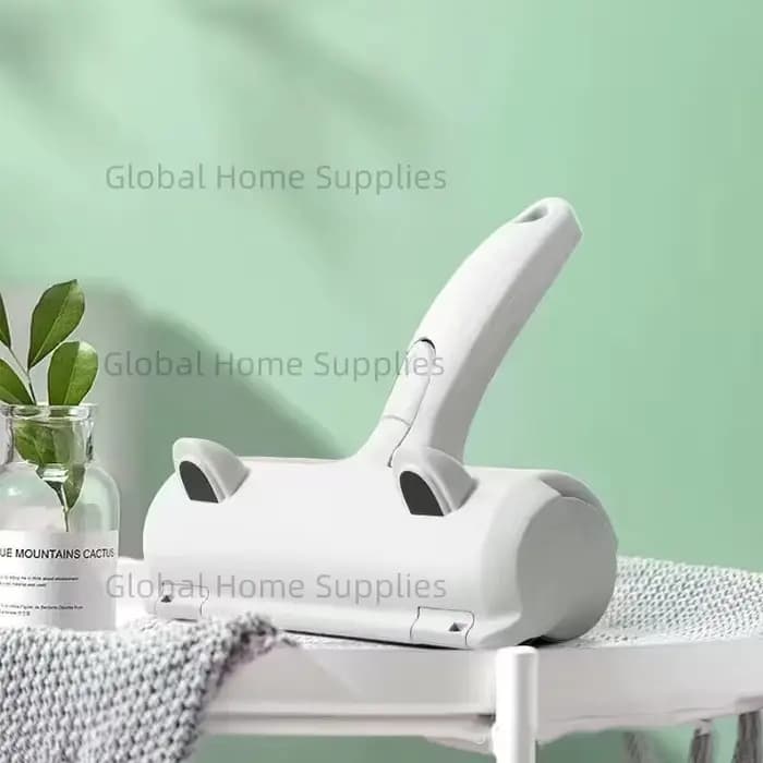 Brosse anti-poils pour chat, grande rouleau dépoussiérant portable et lavable pour animaux, outil de
