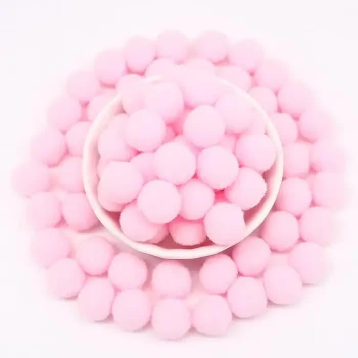 Boules de Pompon 8mm 10mm 15mm 20mm 25mm 30mm, pompons moelleux, artisanat, bricolage, jouet pour en
