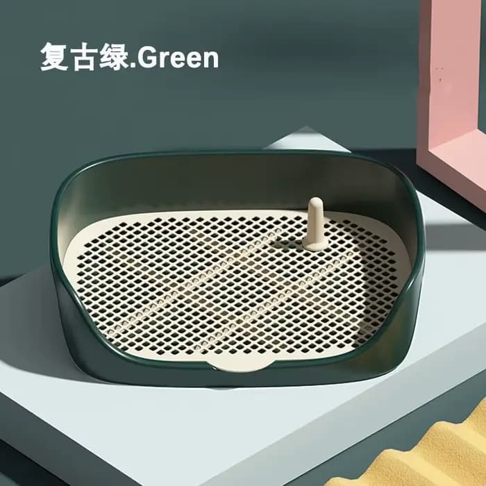 Toilette d'apprentissage pour animaux de compagnie grande taille, bac à litière portable pour chien,