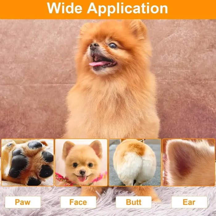 Rasoir de pied pour animaux de compagnie chat rasage poussoir électrique coupe de chien pied cheveux