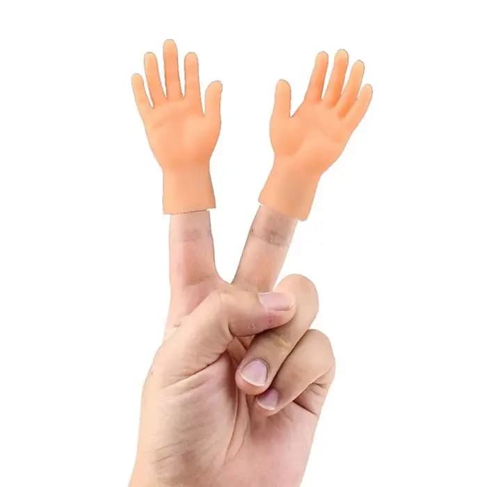 Mini mains amusantes pour taquiner le chat, jouet Fidget créatif, simulation douce, petite main, ani