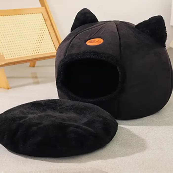 Nouveau confort de sommeil profond en hiver lit de chat tapis de glace panier petit chien maison pro