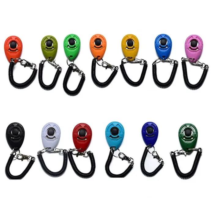 Clicker d'entraînement pour chiens et chats, en plastique, nouveaux chiens, outils d'aide à l'entraî