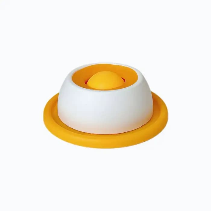 Assiette anti-choc pour repas lents, jouet pour chat, stimule les envies, résistant aux morsures et