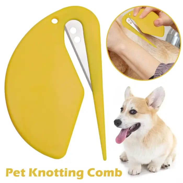 Peigne à nœud ouvert et sous-poil pour animaux de compagnie, tondeuses efficaces pour le toilettage