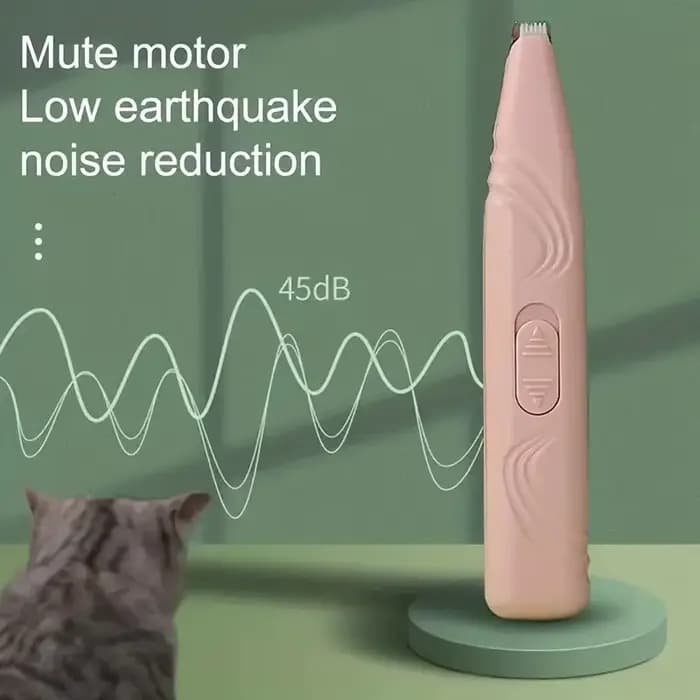 Tondeuse électrique pour animaux de compagnie, 1 pièce, pour chats, chiens, pieds, chargeur USB, pat