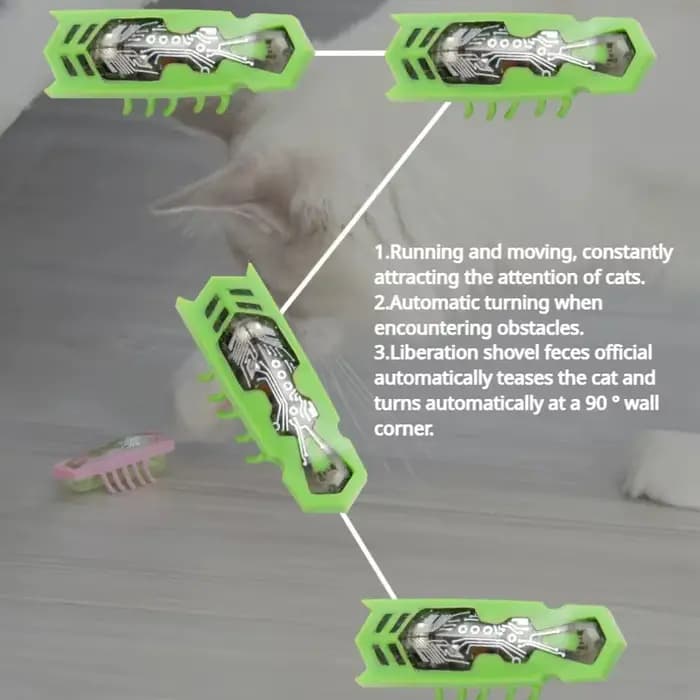TJavier-Jouets lumineux pour animaux de compagnie, vers électriques, puzzle coule pour animaux de co