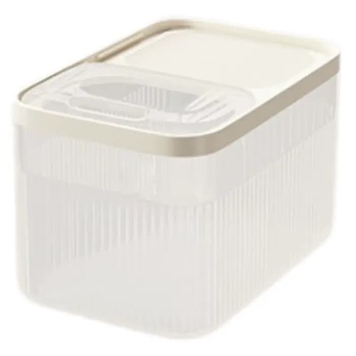 Conteneur de rangement d'aliments pour chiens 5/10 / 15L grande capacité transparente Boîte de nourr